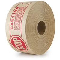 IPG Water-Activated Tape Stop Caution Printed Reinforced WAT